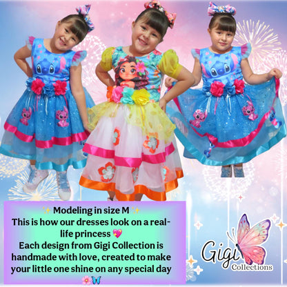 Bluey and bingo tutu dress for toddler’s | Birthday costume with ears headband | Toddler party outfit character